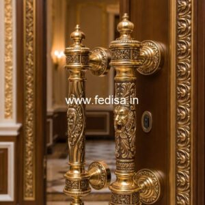 Modern Brass Door Hardware Collection BDR-6884
