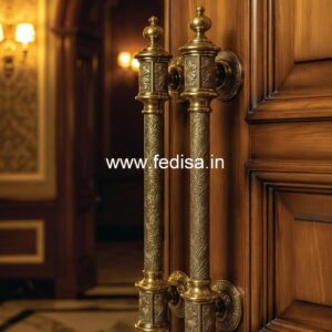 Vintage Brass Door Handles for Classic Homes BDR-6917