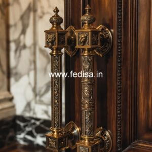 Vintage Brass Entry Door Styles BDR-6968