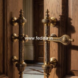 Stylish Entry Door Brass Handles BDR-7005
