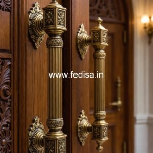 Antique Brass Door Handle Collection BDR-7033