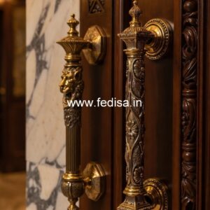 Heavy Brass Door Handle Designs India BDR-7036