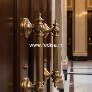 Traditional Brass Door Handle India Style BDR-7046