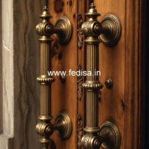 Brass Door Handle for Luxury Villas BDR-7067