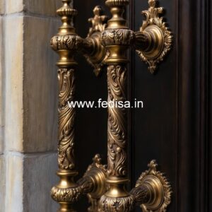 Heavy Brass Door Handle Designs BDR-7075