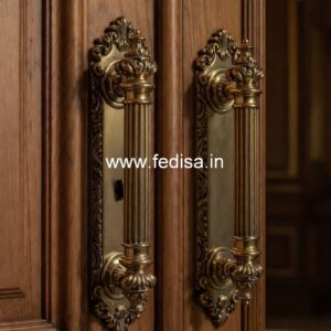 Brass Door Handle for Office Entrance BDR-7077
