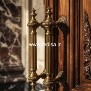 Brass Door Handle for Elegant Homes BDR-7089