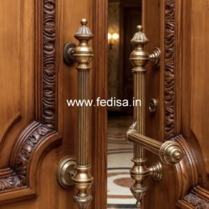 Brass Door Handle for Designer Homes BDR-7099
