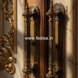 Luxury Brass Door Hardware Collection BDR-7102
