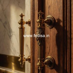 Brass Door Handle for Grand Entry BDR-7105
