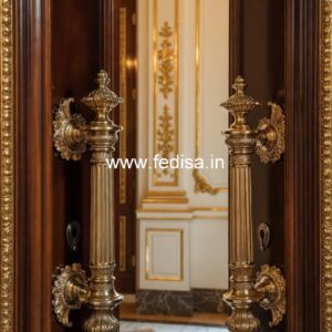 Decorative Brass Door Handles for Entry Doors BDR-7157