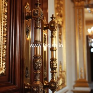 Stylish Main Door Brass Handles for Homes BDR-7170