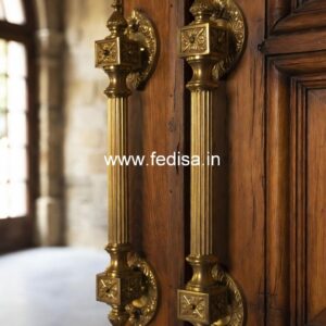 Classic Brass Door Handles for Traditional Homes BDR-7189