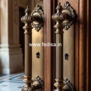 Stylish Brass Handles for Wooden Doors BDR-7194