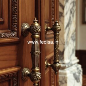 Luxury Brass Door Handle Designs for Villas BDR-7206