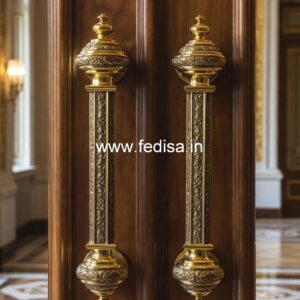 High-End Brass Door Handles for Premium Homes BDR-7207