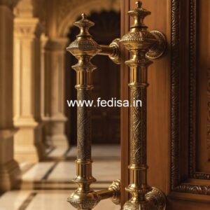 Luxury Brass Door Handles for Modern Interiors BDR-7242