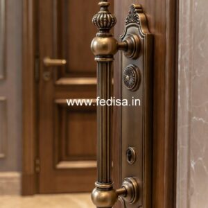 Minimalist Brass Entry Door Handles BDR-7287