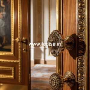 Vintage Brass Door Handles for Classic Homes BDR-7319
