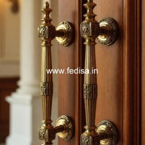 Designer Brass Door Handle for Interiors BDR-7486