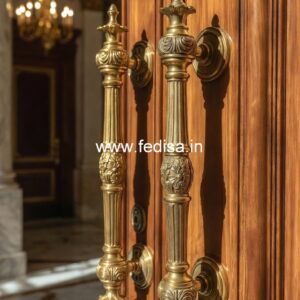 Brass Door Handle for Wooden Entrance BDR-7503