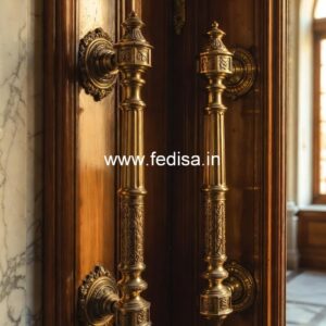 Brass Door Handle for Modern Entry BDR-7524