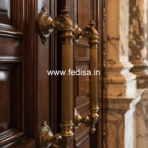 Classic Brass Door Handles for Wooden Doors BDR-7557