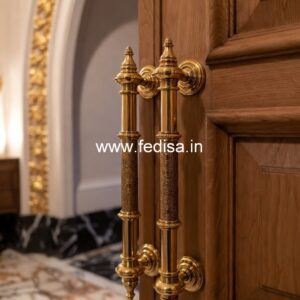 Decorative Brass Door Handles for Entry Doors BDR-7559