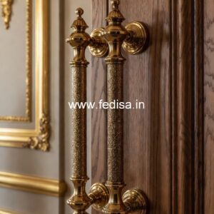 Classic Brass Door Handles for Traditional Homes BDR-7591
