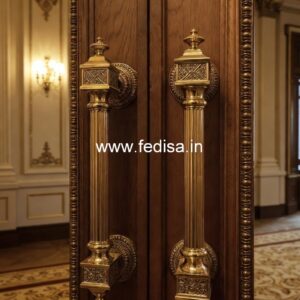 Designer Brass Door Handles for Luxury Interiors BDR-7610
