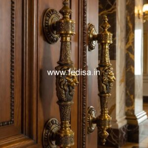 Stylish Luxury Brass Handles for Main Doors BDR-7620