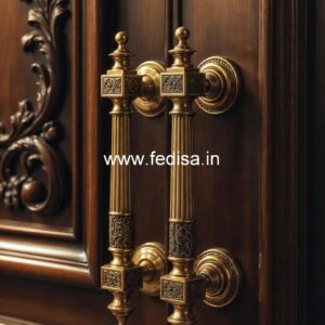 Designer Brass Entry Door Handles BDR-7625