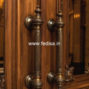 Elegant Brass Door Handles for Villas BDR-7637