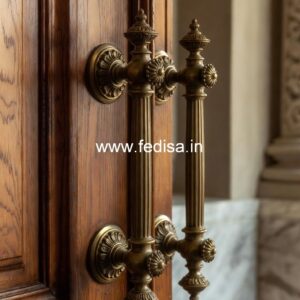 Stylish Brass Handles for Luxury Doors BDR-7653