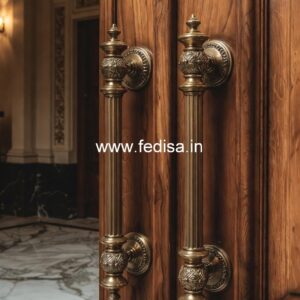 Stylish Brass Door Handles Modern Look BDR-7709