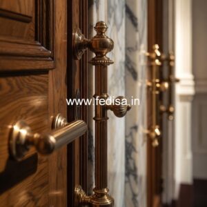 Antique Brass Door Hardware Designs BDR-7736
