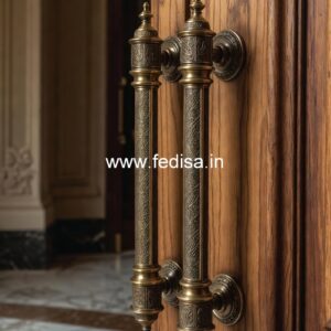 Vintage Brass Entry Door Handles BDR-7746