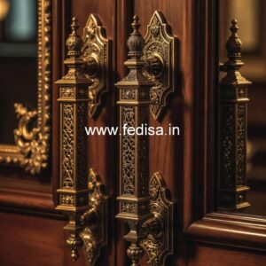 Antique Brass Door Handle Designs Vintage Style BDR-7763