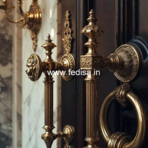 Stunning Entry Door Brass Handles BDR-7784