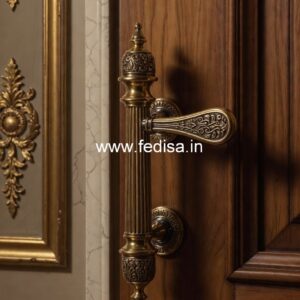 Solid Brass Door Handle for Classic Interiors BDR-7842