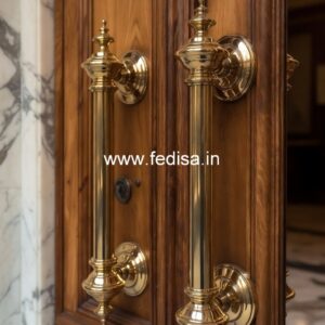 Brass Door Handle for Elegant Homes BDR-7893