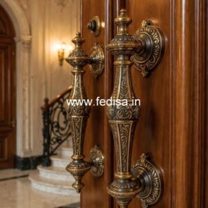 Brass Door Handle for Wooden Entrance BDR-7905