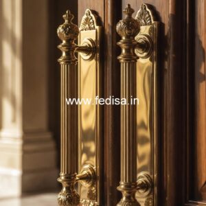 Brass Door Handle for High-End Homes BDR-7932