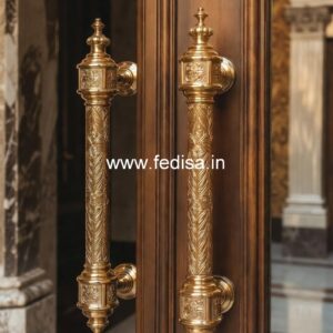 Decorative Brass Door Handles for Entry Doors BDR-7961