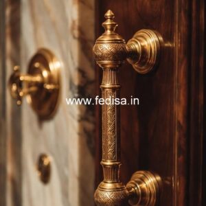 Minimalist Brass Door Handles for Modern Interiors BDR-7966