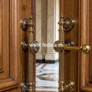 Designer Brass Door Handles for Luxury Interiors BDR-8012