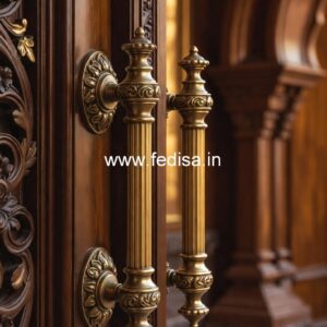 Luxury Brass Door Handles for Modern Interiors BDR-8046