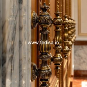 Stylish Luxury Brass Door Handles BDR-8062