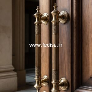 Contemporary Brass Handles for Entry Doors BDR-8097