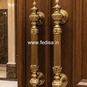 Stylish Brass Door Handles Modern Look BDR-8111